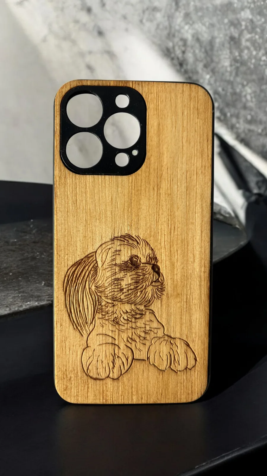 Case ARTEC de madera personalizado